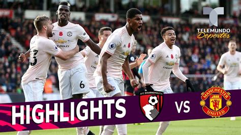 manchester united vs bournemouth channel